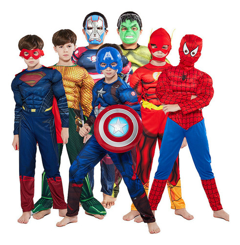 Disfraces De Halloween Niños Vengadores Capitán América Iron