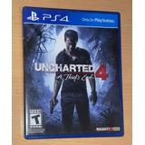 Uncharted 4, A Thiefs End, Ps4