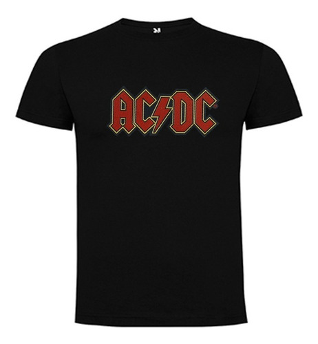 Polera Acdc Rock Algodón Pow Club