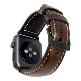 Correa Piel Para Apple Watch 5 6 Se 7 8 Ultra 42/44/45/49mm