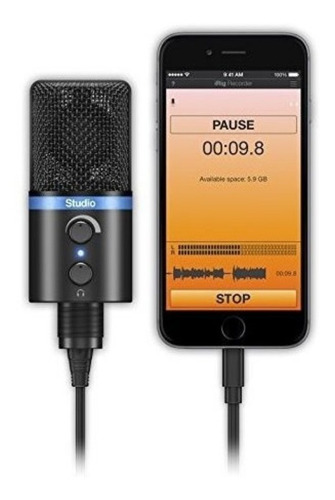 Ik Multimedia Irig Mic Studio Micrófono Digital Portátil