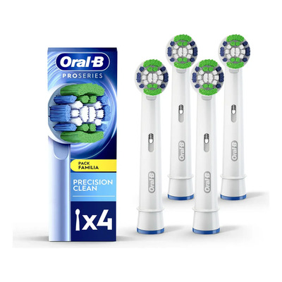 Cabezal Redondo de Repuesto para Cepillo Eléctrico Oral-B Precision Clean, 4 Unidades | MercadoLibre