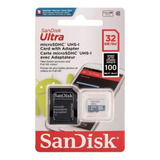 Memoria Microsd Sandisk 32 Gb 100mbps Clase 10 Pro Edition