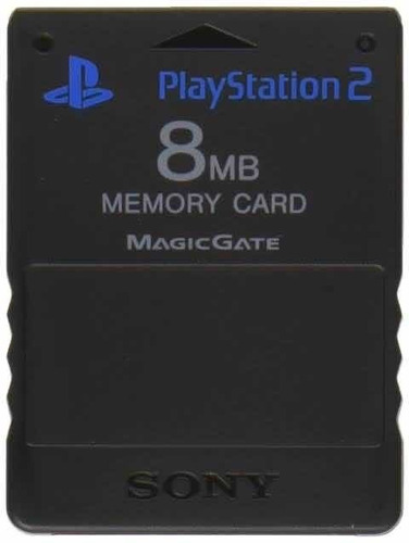 Memory Card Playstation 2 Original Negra