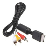 Cable Audio Y Video Compatible Con Ps1 Ps2 Ps3 Rca Amarillo 