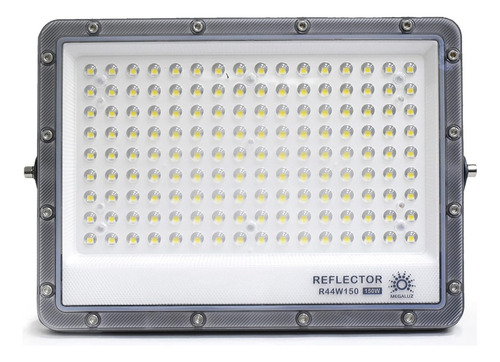 Reflector Led Para Exteriores Luz Fría Ip65 150w Ahorro Color De La Carcasa Plateado Color De La Luz Blanco Frío