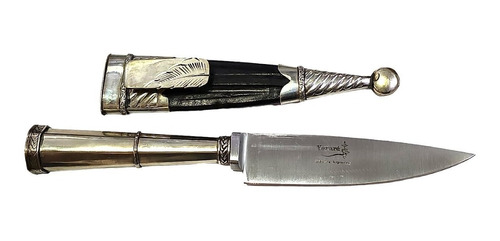 Cuchillo Yarara Alpaca Hoja 12,5cm Carbono Con Vaina Picasa