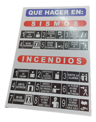 Pack De Señalamientos Para Tu Negocio De 17x25 Cm