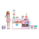 Muñeca Barbie Cake Decorating Set