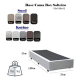 Base Cama Box Solteiro Universal 78x188 