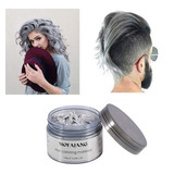 Cera De Color De Cabello Gris Platead - g a $124500