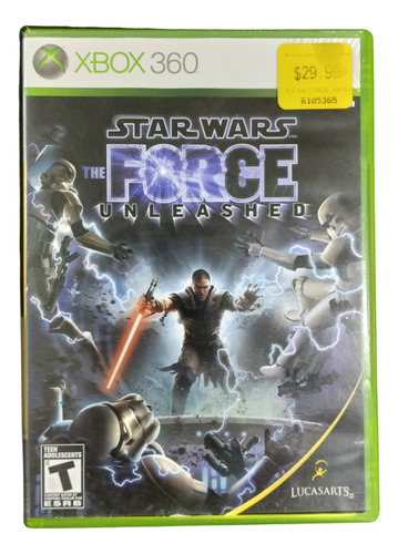 Star Wars Force Unleashed Juego Original Xbox 360