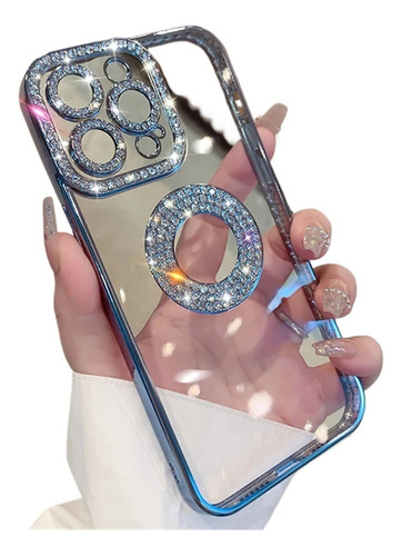 Carcasa De Diamantes Y Brillos De Lujo Para Mujer iPhone
