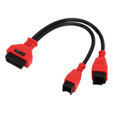 Adaptador De Cable Obd2 12+8 Mschry128, Conector De Programa