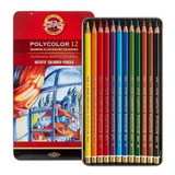 Lapices Koh-i-noor Polycolor X 12 Colores