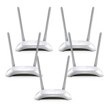 Kit 5 Router Wifi Tp-link Tl-wr840n Blanco 