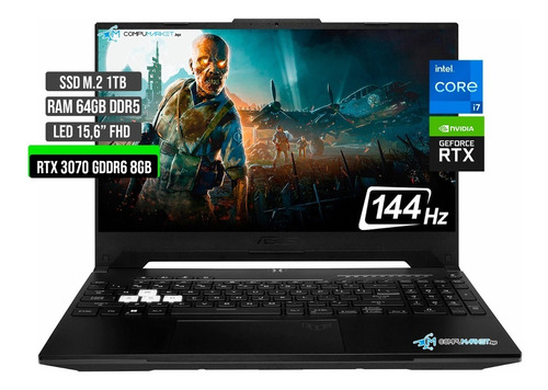 Asus Tuf Intel Core I7 Disco Ssd 1tb Ram 64gb Rtx 3070