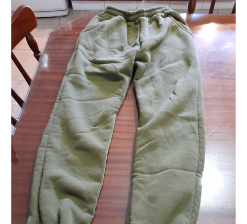Pantalon Jooging Con Abrigo Verde T Small