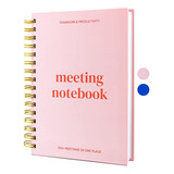 Cuadernos Para Zurdos Cuaderno De Reuniones Para El Trabajo