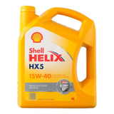 Aceite Shell Helix  Hx5 15w40 X4 Litros Repuestodo