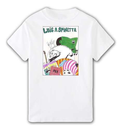 Remera Luis A. Spinetta - Pescado Rabioso Unisex Aesthetic