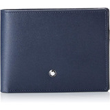 Billetera Montblanc  Wallet 6cc. Blue 114542 - Mont Blanc