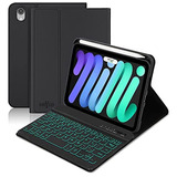 Funda C/teclado Boriyuan Para iPad Mini 6g 8.3in 2021 Black