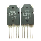 02 Pares Transistor Darlington Sap16n Sap16p Original 100%