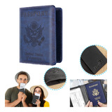 Con Rfid Porta Pasaporte Documentos Funda Protectora Viaje