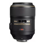 Lente Nikon Af-s Vr Micro 105mm F/2.8g If Ed + Parasol+bolsa