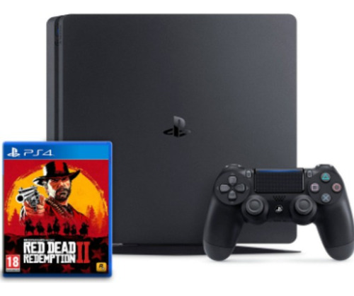 Consola Ps4 Sony 1tb + Red Dead Redemtiom 2 