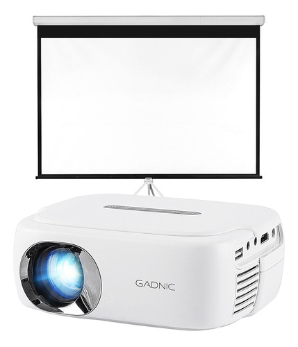 Proyector 1200 Lumenes Spectacular Pantalla Retractil 100