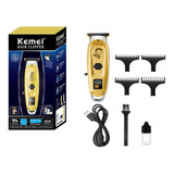 Kemei Km-pg1947 Color Dorado Motor Potente Pantalla Digital