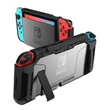 Carcasa Protectora Para Nintendo Switch Rigida Color Negro