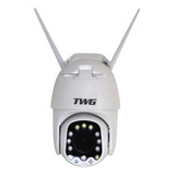 Camera De Segurança Speed Dome Ip Wi Fi 1080p Zoom Óptico 4x Cor Branco
