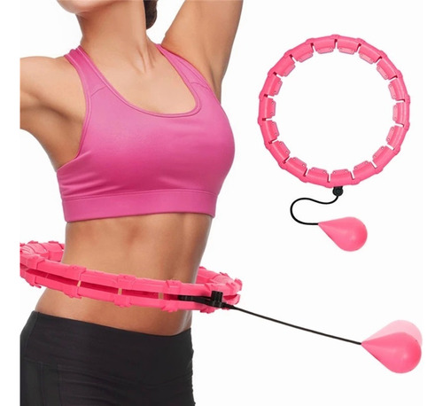 Aro Abdominal Ajustable Deportivo Hula Hoop Cintura Delga