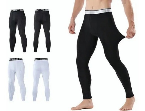 Licra Deportiva Hombre , Pantalón Pants Licra Compresión Gym