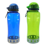 Botilito H2o No2 Agua Bebidas Con Pitillo  Fitness Deporte 