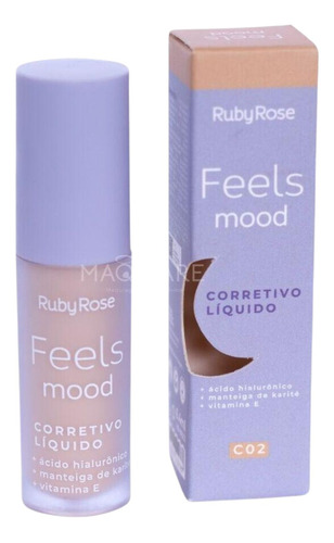 Corretivo Líquido Feels Mood Hb910 - Ruby Rose