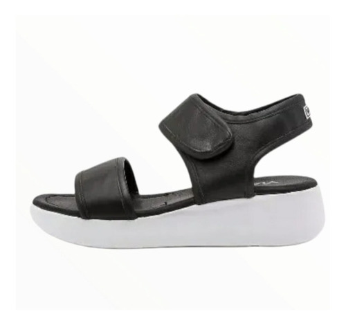 Sandalias Viamo Denia Cuero Vacuno Faja Y Velcro