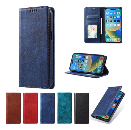 Funda Tipo Cartera Para Teléfono Redmi Note 9 Pro Max