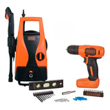 Hidrolavadora Black And Decker + Taladro Atornillador B+d