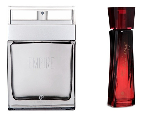 Kit Perfume Masculino Empire. Feminino Feelin Sexy For Her.