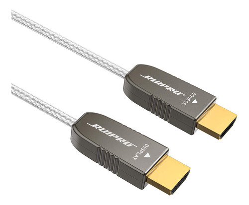 Cable De Fibra Óptica Ultrafino 4k Hdmi De 3 Pies 4k60hz Hdm