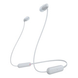 Fone De Ouvido Bluetooth Academia Sony In-ear Wi-c100 White 