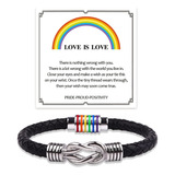  Vanaure Rainbow Lgbt Pride Pulseira Forever Linked Together