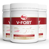 Kit 3 V-fort Intenso Pré Treino Vitafor Frutas Vermelhas