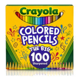 Paquete 100 Diferentes Colores Lápiz Crayola Xtreme C
