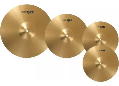 Kit De Pratos Para Bateria 14, 16 E 20 Alloy Profire - Novo