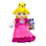 Peluche Princesa Peach 40cm Mario Bros The Movie.